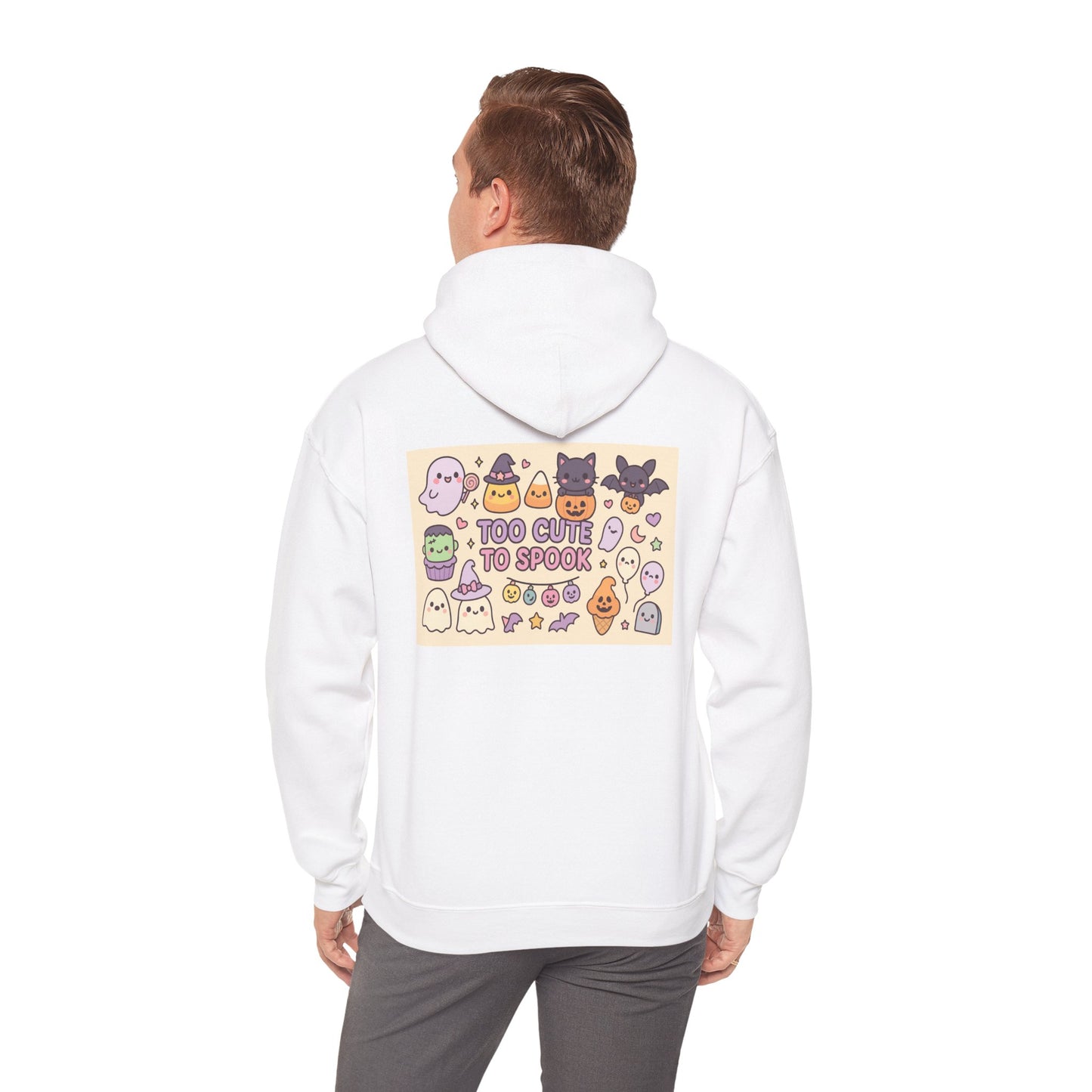 Halloween-Themed Unisex Hoodie, Cozy Sweatshirt, Cute Spooky Apparel, Fall Fashion, Gift for Ghost Lovers