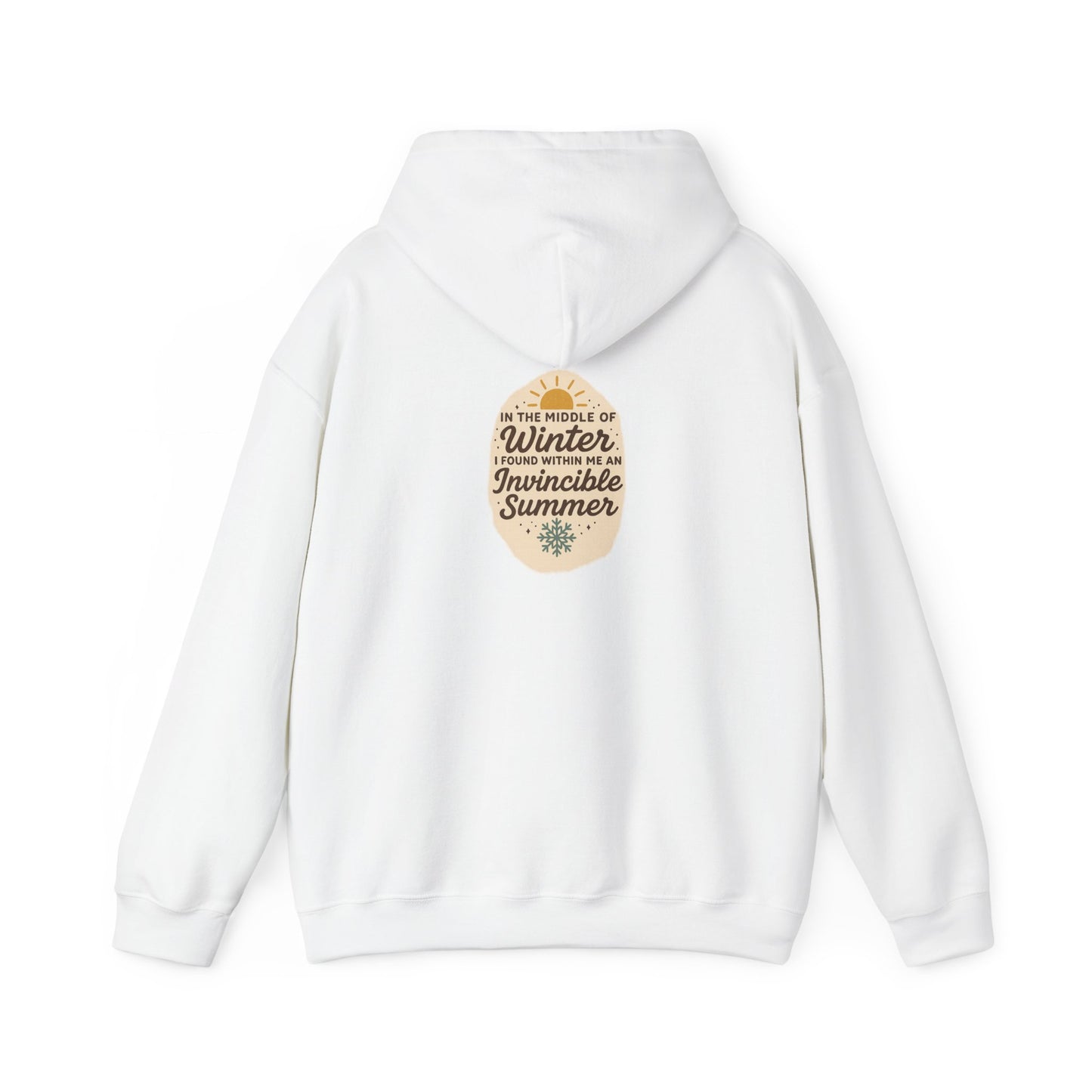 Inspirational Hoodie for Cold Days, Cozy Blend Sweatshirt, Unisex Winter Wear, Gift for Friends & Family, Motivational Fashion