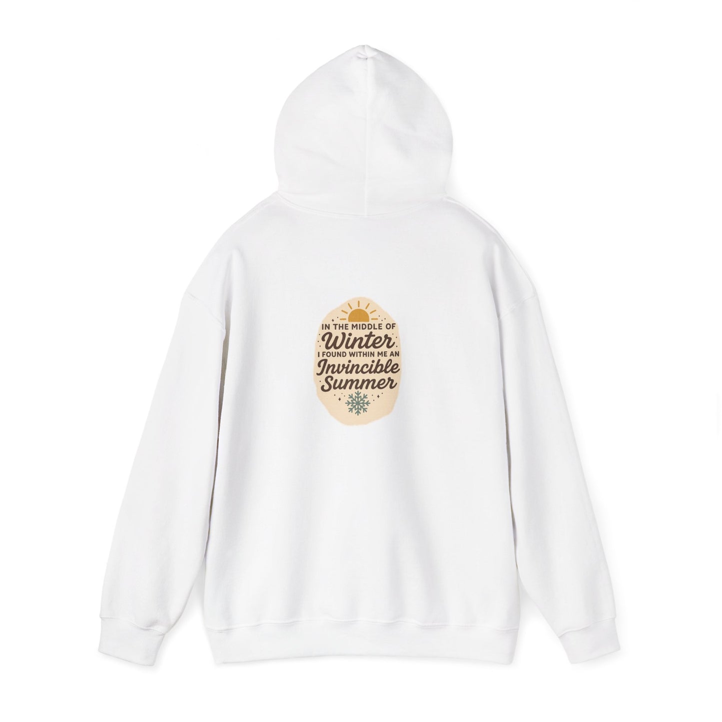 Inspirational Hoodie for Cold Days, Cozy Blend Sweatshirt, Unisex Winter Wear, Gift for Friends & Family, Motivational Fashion