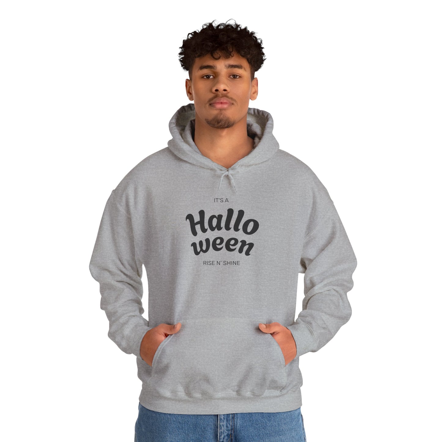 Halloween-Themed Unisex Hoodie, Cozy Sweatshirt, Cute Spooky Apparel, Fall Fashion, Gift for Ghost Lovers