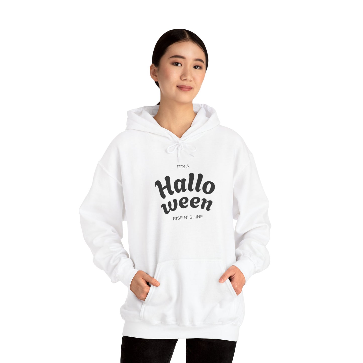 Halloween-Themed Unisex Hoodie, Cozy Sweatshirt, Cute Spooky Apparel, Fall Fashion, Gift for Ghost Lovers