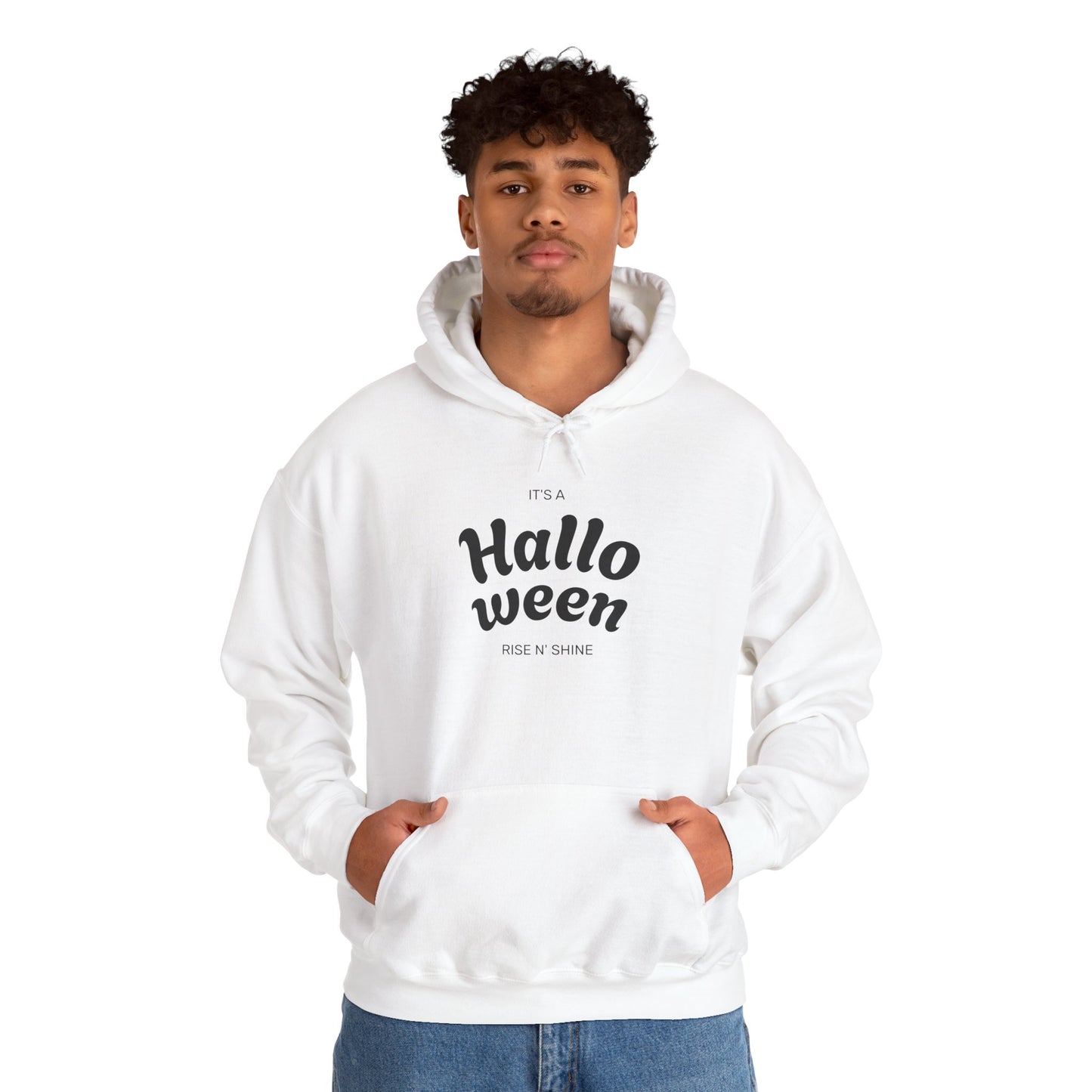 Halloween-Themed Unisex Hoodie, Cozy Sweatshirt, Cute Spooky Apparel, Fall Fashion, Gift for Ghost Lovers