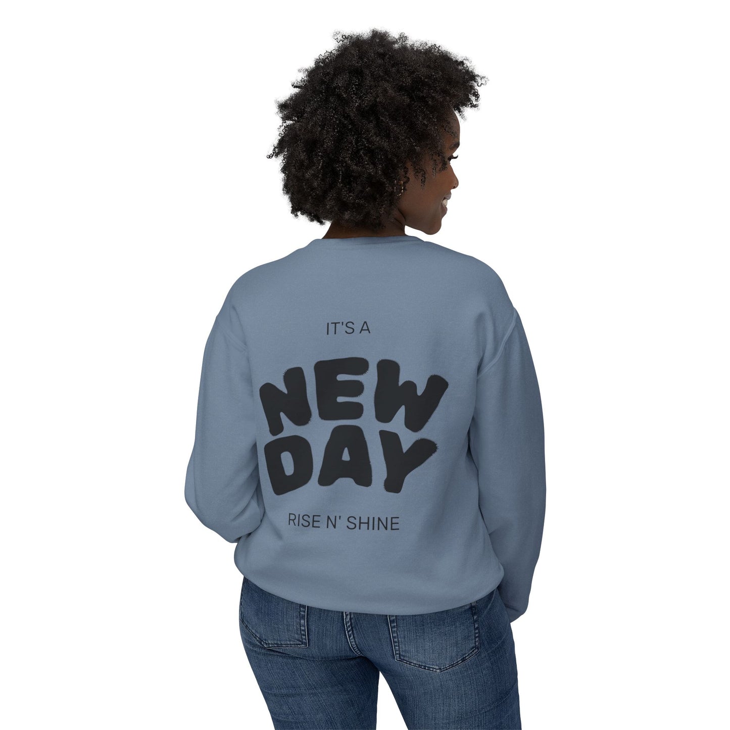 Cozy Crewneck Sweatshirt | Stay Cozy & Rise N' Shine | Cute Cartoon Design | Gift for Friends & Family | Perfect for Fall & Winter