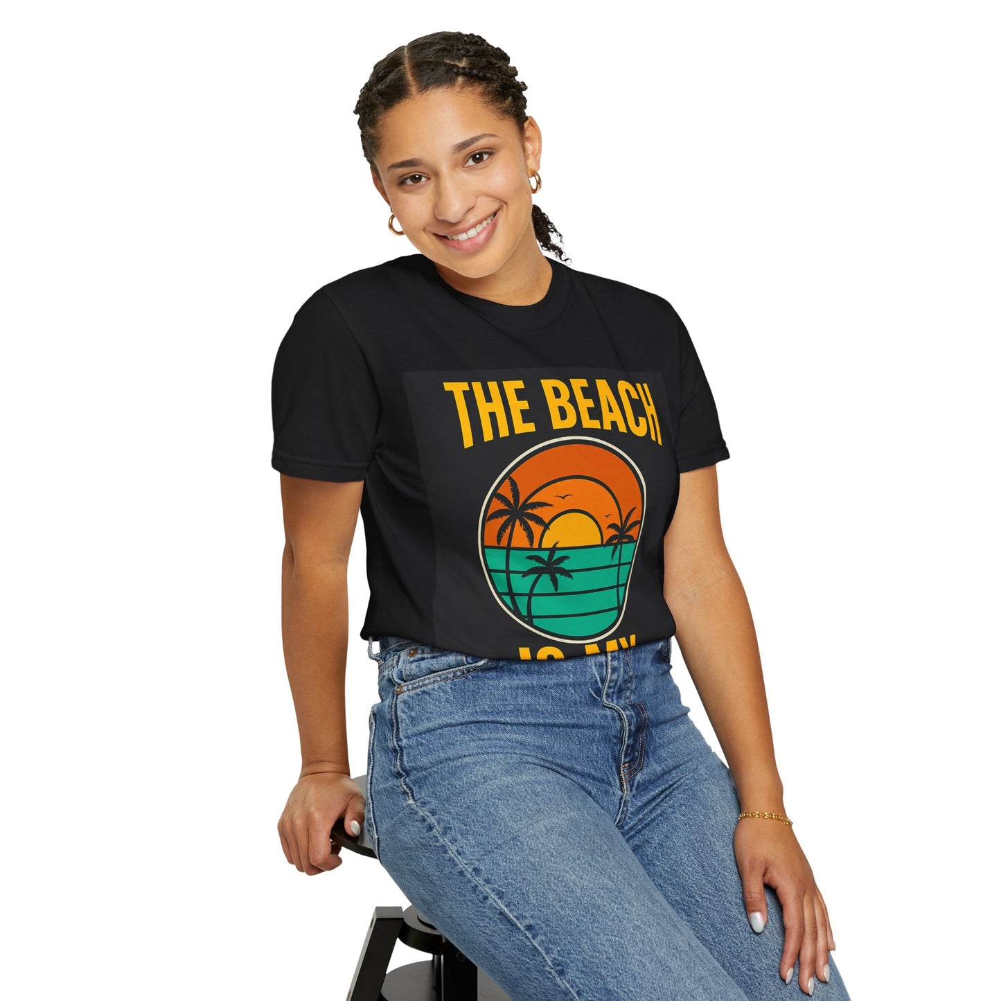 Beach Vibes Unisex T-Shirt | Perfect for Summer, Relaxation, Vacations, Beach Lovers, Gift for Beach Enthusiasts