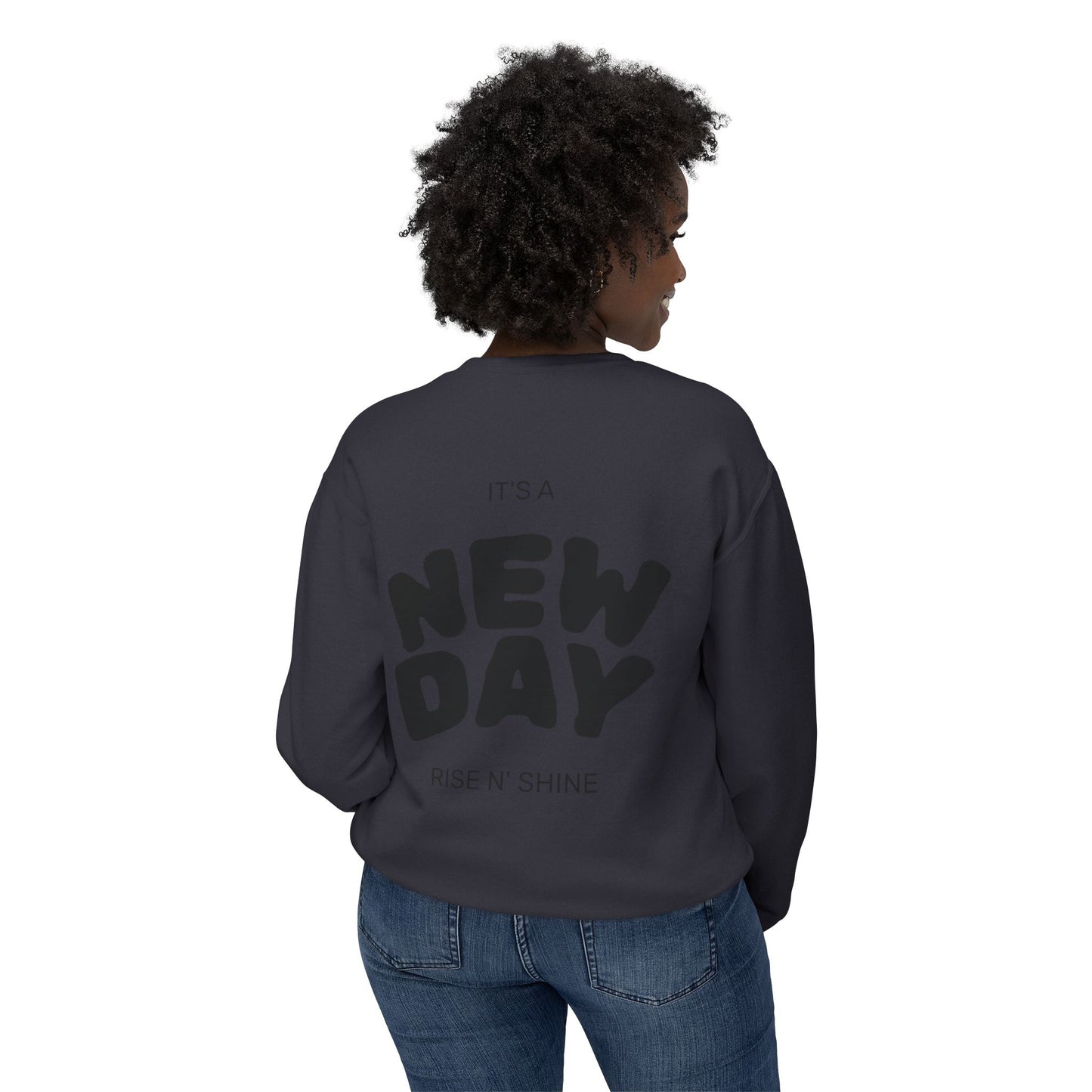 Cozy Crewneck Sweatshirt | Stay Cozy & Rise N' Shine | Cute Cartoon Design | Gift for Friends & Family | Perfect for Fall & Winter
