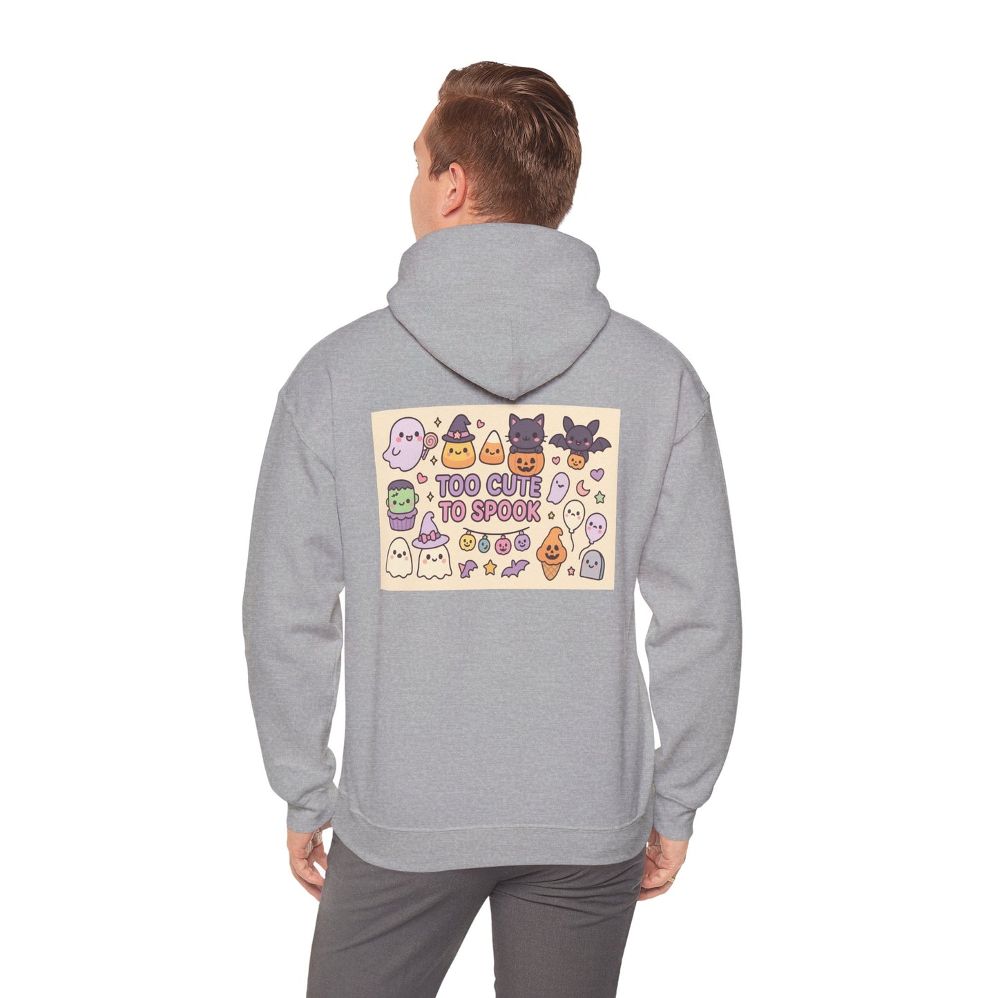 Halloween-Themed Unisex Hoodie, Cozy Sweatshirt, Cute Spooky Apparel, Fall Fashion, Gift for Ghost Lovers