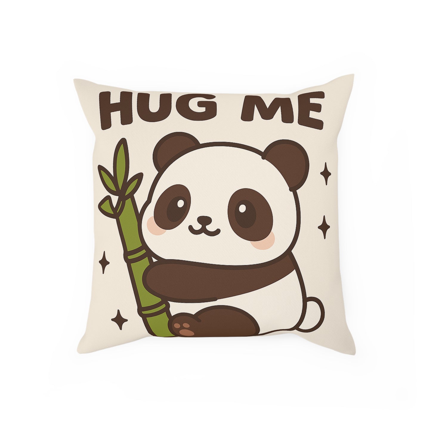 Cute Panda Hug Me Cushion, Adorable Throw Pillow, Gift for Animal Lovers, Nursery Décor, Cozy Home Accent