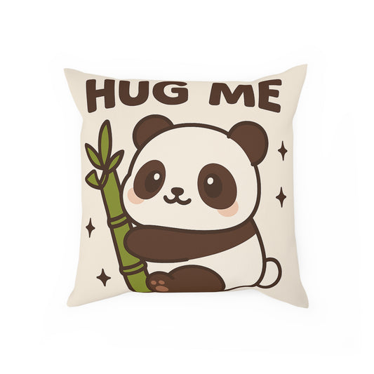 Cute Panda Hug Me Cushion, Adorable Throw Pillow, Gift for Animal Lovers, Nursery Décor, Cozy Home Accent