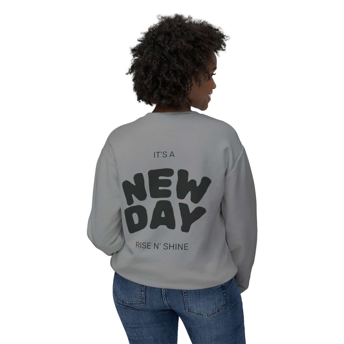 Cozy Crewneck Sweatshirt | Stay Cozy & Rise N' Shine | Cute Cartoon Design | Gift for Friends & Family | Perfect for Fall & Winter
