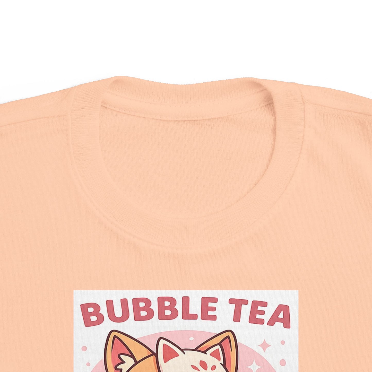 Cute Bubble Tea Toddler Tee - Adorable Kids Shirt, Fun Gift for Birthdays, Summer Outfits, Teatime, Cat Lovers