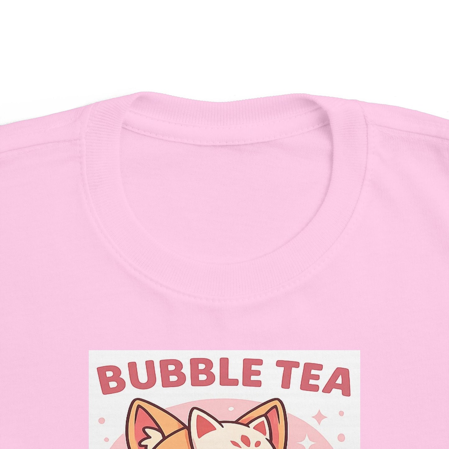Cute Bubble Tea Toddler Tee - Adorable Kids Shirt, Fun Gift for Birthdays, Summer Outfits, Teatime, Cat Lovers